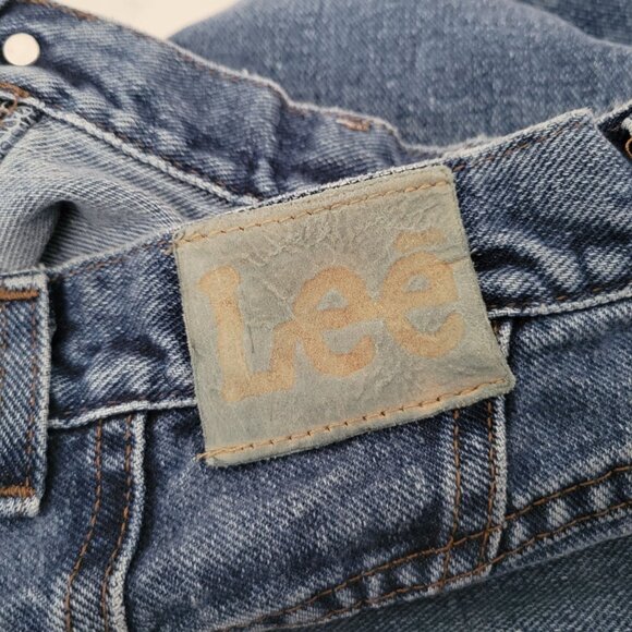 Lee Jeans Womens Size 10P Tapered Leg High Waist Medium Wash Denim Pants - Picture 5 of 5